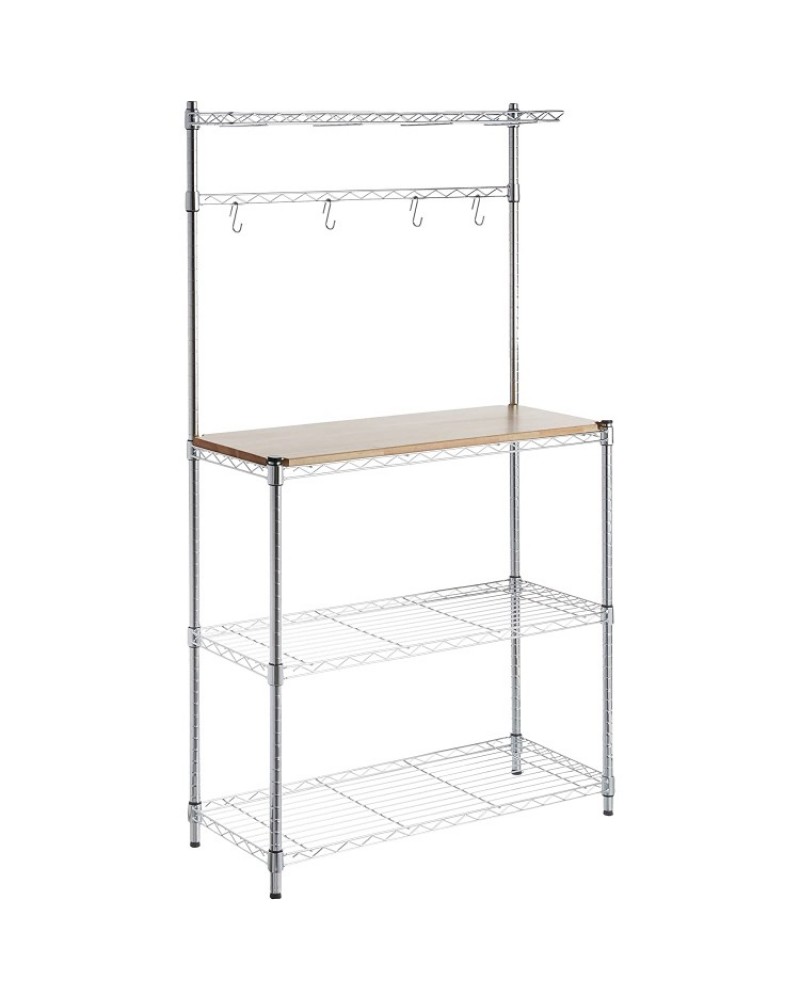 Commercial 4 Tier Microwave Oven Rack 900x350x900/1500mm | CJB1510 Commercial 4 Tier Microwave Oven Rack 900x350x900/1500mm | CJB1510