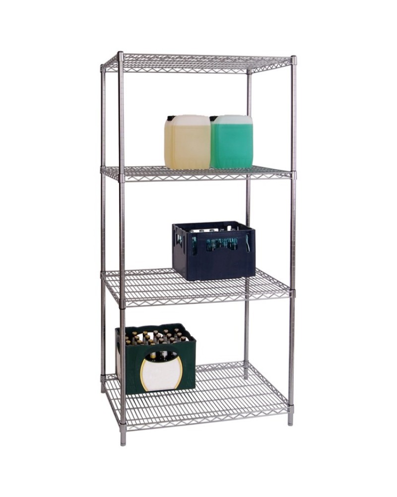 Commercial Stainless Steel Wire Shelving unit 4 tier 1200kg Width 900mm Depth 600mm |  SS9060180A4 Commercial Stainless Steel Wire Shelving unit 4 tier 1200kg Width 900mm Depth 600mm |  SS9060180A4