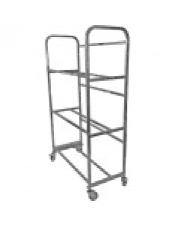 Commercial Drip Dry Trolley for Dishwasher baskets Stainless steel 30 baskets 1070x470x1705mm |  DDT30