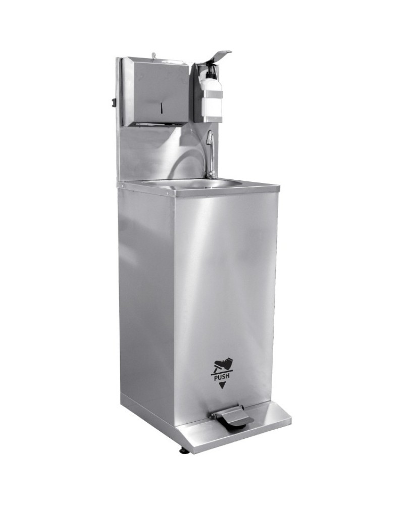 Mobile Disinfection Station Built-in water supply Stainless steel 500x655x1400mm | TurcoBazaar DKE50T Mobile Disinfection Station Built-in water supply Stainless steel 500x655x1400mm | TurcoBazaar DKE50T