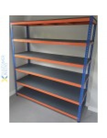 Industrial Shelving Unit Heavy duty 1800x600x1980mm 6 shelves 340 kg/shelf Powder coated steel | TurcoBazaar DX1800600 Industrial Shelving Unit Heavy duty 1800x600x1980mm 6 shelves 340 kg/shelf Powder coated steel | TurcoBazaar DX1800600