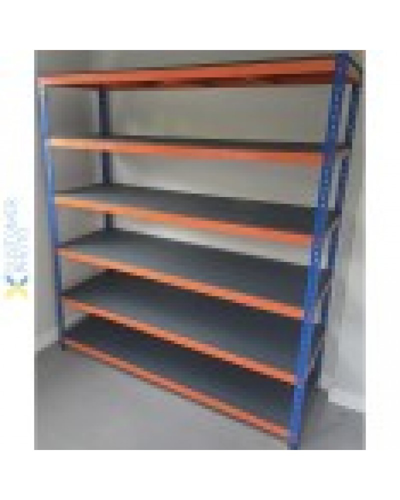 Industrial Shelving Unit Heavy duty 1800x600x1980mm 6 shelves 340 kg/shelf Powder coated steel | TurcoBazaar DX1800600 Industrial Shelving Unit Heavy duty 1800x600x1980mm 6 shelves 340 kg/shelf Powder coated steel | TurcoBazaar DX1800600