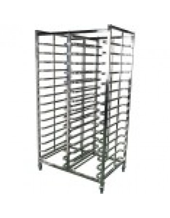 Economic Design Rack Trolley Dual Row 2x15 Tiers for 600x400mm Sheet Pans | ERT6415X2 Economic Design Rack Trolley Dual Row 2x15 Tiers for 600x400mm Sheet Pans | ERT6415X2
