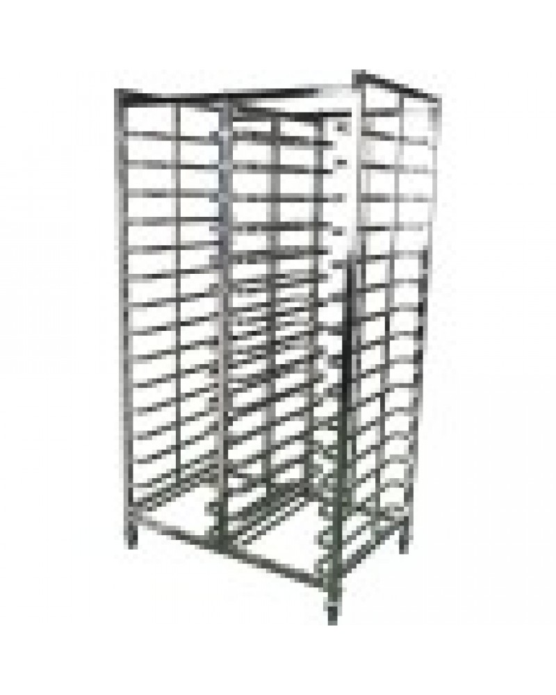 Economic Design Rack Trolley Dual Row 2x15 Tiers for 600x400mm Sheet Pans | ERT6415X2 Economic Design Rack Trolley Dual Row 2x15 Tiers for 600x400mm Sheet Pans | ERT6415X2