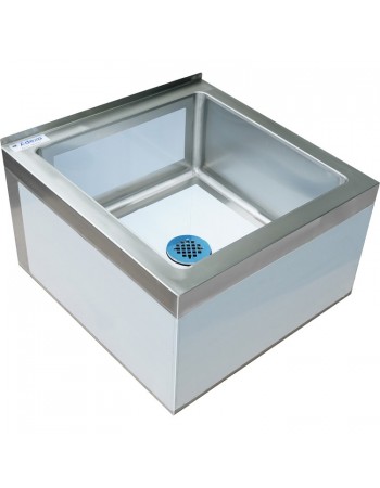 Janitorial Floor Mop Sink Stainless steel 635mm | TurcoBazaar FMS252110