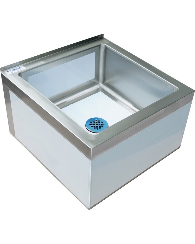 Janitorial Floor Mop Sink Stainless steel 635mm | TurcoBazaar FMS252110