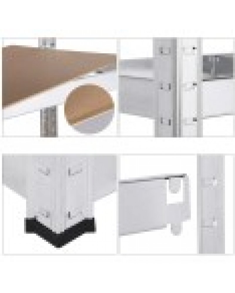 Garage Shelving Unit Medium duty 900x400x1800mm 5 shelves 175 kg/shelf Galvanized steel | TurcoBazaar G9040 Garage Shelving Unit Medium duty 900x400x1800mm 5 shelves 175 kg/shelf Galvanized steel | TurcoBazaar G9040