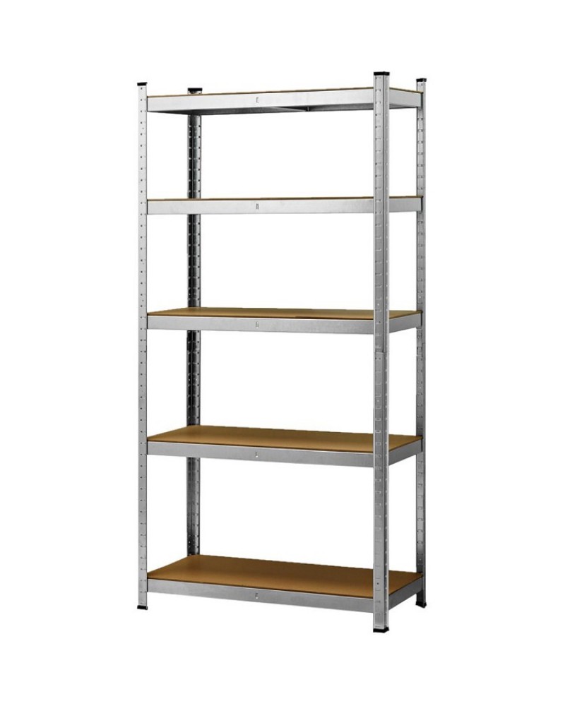 Garage Shelving Unit Medium duty 900x400x1800mm 5 shelves 175 kg/shelf Galvanized steel | TurcoBazaar G9040 Garage Shelving Unit Medium duty 900x400x1800mm 5 shelves 175 kg/shelf Galvanized steel | TurcoBazaar G9040