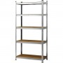 Garage Shelving Unit Medium duty 900x400x1800mm 5 shelves 175 kg/shelf Galvanized steel | TurcoBazaar G9040