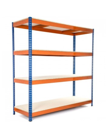Industrial Shelving Unit Heavy duty 2135x760x1980mm 4 shelves 400 kg/shelf Powder coated steel | TurcoBazaar TY7602135 Industrial Shelving Unit Heavy duty 2135x760x1980mm 4 shelves 400 kg/shelf Powder coated steel | TurcoBazaar TY7602135