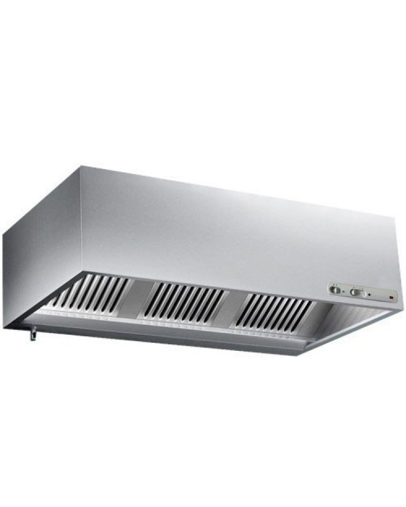 Box Wall type Extraction canopy with Filter & Fan & Lights & Speed control 1000x700x450mm | TurcoBazaar VHS107F