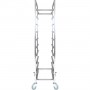 10 tier Rack/Tray/Pan Trolley for width 240-335 mm Stainless Steel |  PT10