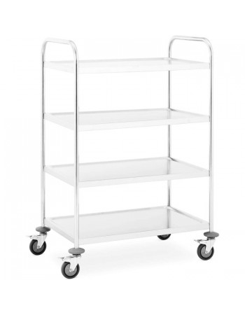 Commercial Serving/Service/Clearing Trolley Stainless steel 4 tier 845x525x1250mm |  19208 Commercial Serving/Service/Clearing Trolley Stainless steel 4 tier 845x525x1250mm |  19208