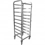 Commercial Dishwasher Basket Trolley Stainless steel 9 levels 550x510x1700mm |  RT5509