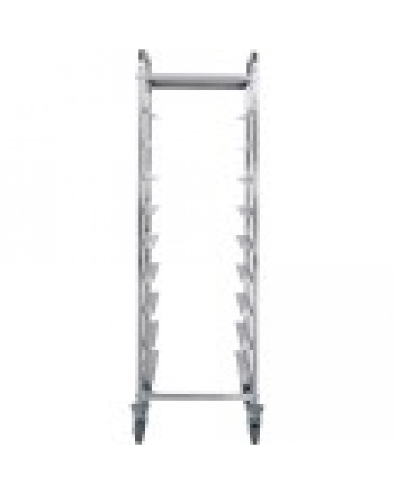 Commercial Dishwasher Basket Trolley with Top shelf Stainless steel 9 levels 550x510x1700mm | RT5509T Commercial Dishwasher Basket Trolley with Top shelf Stainless steel 9 levels 550x510x1700mm | RT5509T