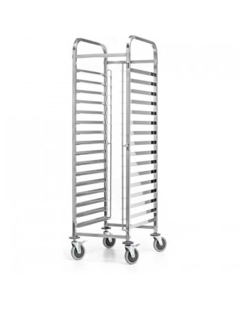 Rack/Tray/Pan Trolley Stainless steel Bakery 600x400mm 15 tier 470x620x1700mm | 19037 Rack/Tray/Pan Trolley Stainless steel Bakery 600x400mm 15 tier 470x620x1700mm | 19037