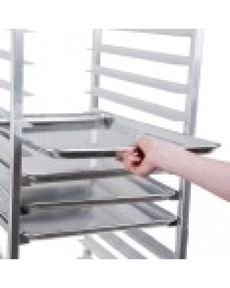Rack/Tray/Pan Trolley Stainless steel Bakery 600x400mm 15 tier 470x620x1700mm | 19037 Rack/Tray/Pan Trolley Stainless steel Bakery 600x400mm 15 tier 470x620x1700mm | 19037