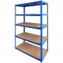 Commercial Blue Heavy Duty Shelving Unit 5 Shelves 2000kg Loading Capacity 1800x600x1800mm | TurcoBazaar MD18060BLUE