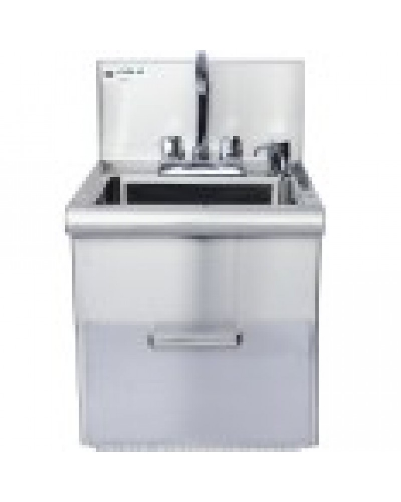 Hand Wash Sink with Faucet & Soap dispenser & Paper towel dispenser Back splash Stainless steel | TurcoBazaar SSHWS1614