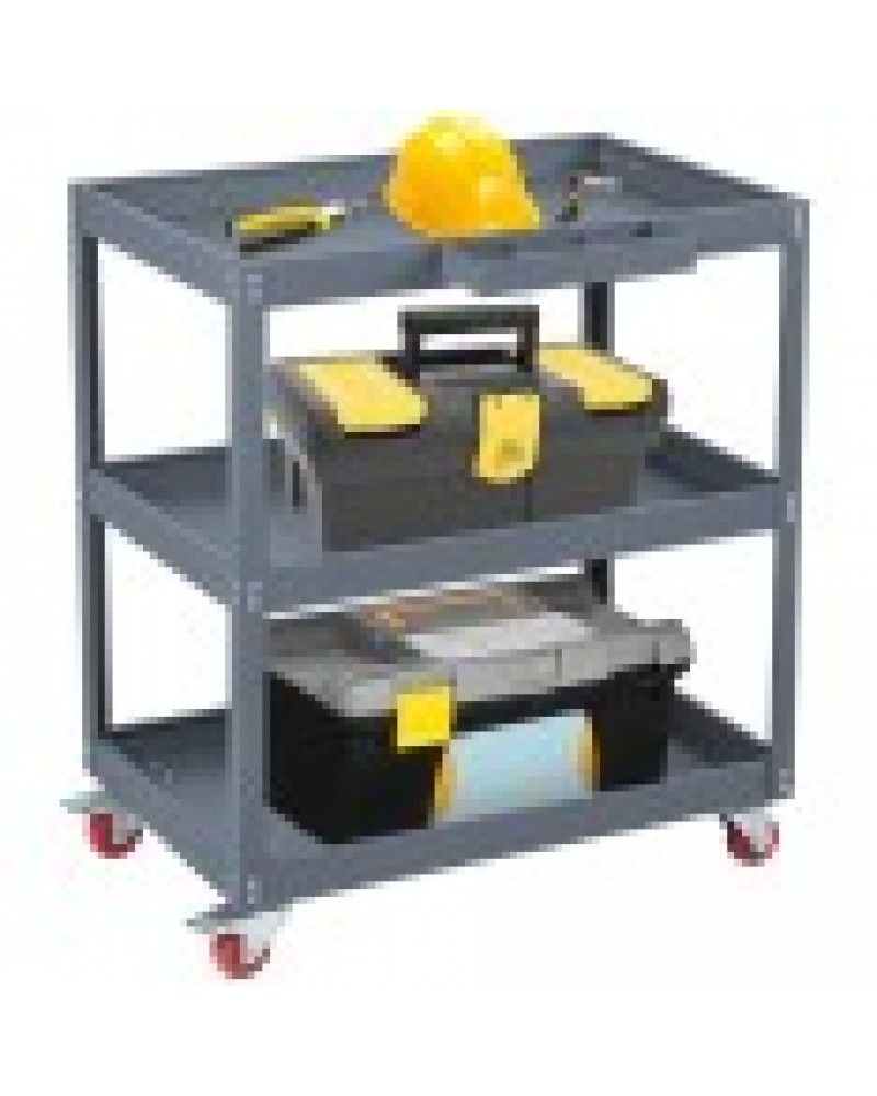 3 Tier Trolley Cart 750x355x730mm Steel |  TC3 3 Tier Trolley Cart 750x355x730mm Steel |  TC3