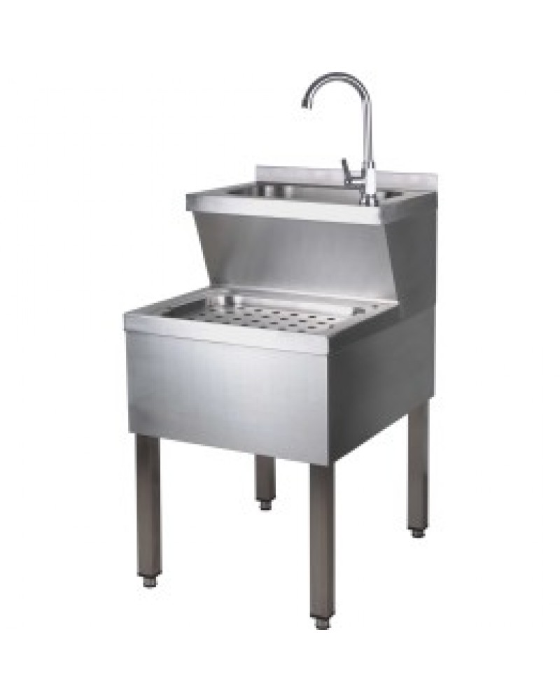 Commercial Hand Wash Sink Cabinet Stainless steel Pedal control | TurcoBazaar YLS46 Commercial Hand Wash Sink Cabinet Stainless steel Pedal control | TurcoBazaar YLS46