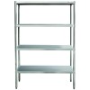 Professional Heavy Duty Shelving Unit Stainless steel Width 2000mm Depth 500mm 4 shelves |  THSS2050