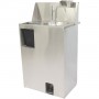 Foot Operated Mobile Wash Basin with Backsplash Paper Towel Dispenser & Castors Stainless Steel | TurcoBazaar WHF277