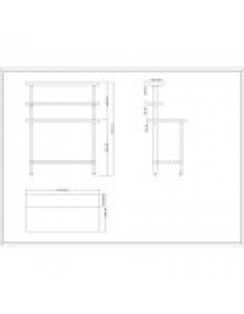 Stainless Steel Prep table 1200mm Width 2 x Top Shelf & 1 x Undershelf | WTS60120 Stainless Steel Prep table 1200mm Width 2 x Top Shelf & 1 x Undershelf | WTS60120