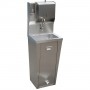 Commercial Stainless Steel Hand Wash Basin with Foot Pedal and Dispenser Unit 430x385x1350mm | TurcoBazaar YLS20