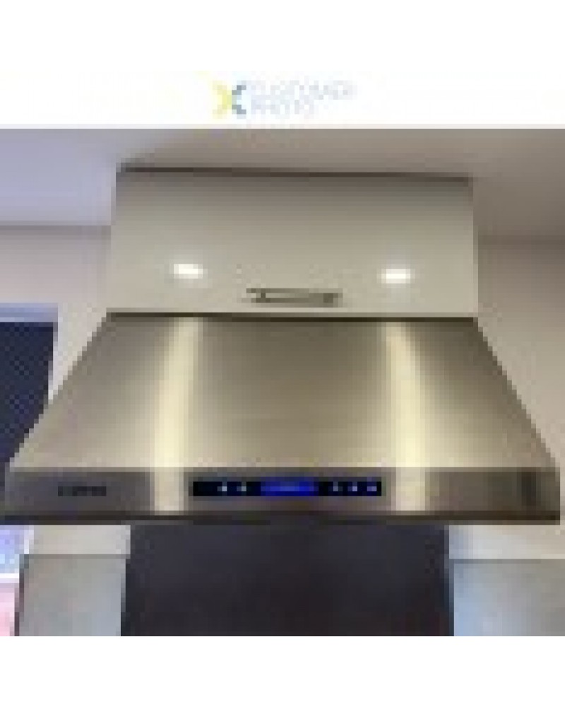 Commercial Extraction Canopy with Filter, Range Hood, Fan, Lights & Speed Control 900mm | TurcoBazaar AP238PS8336