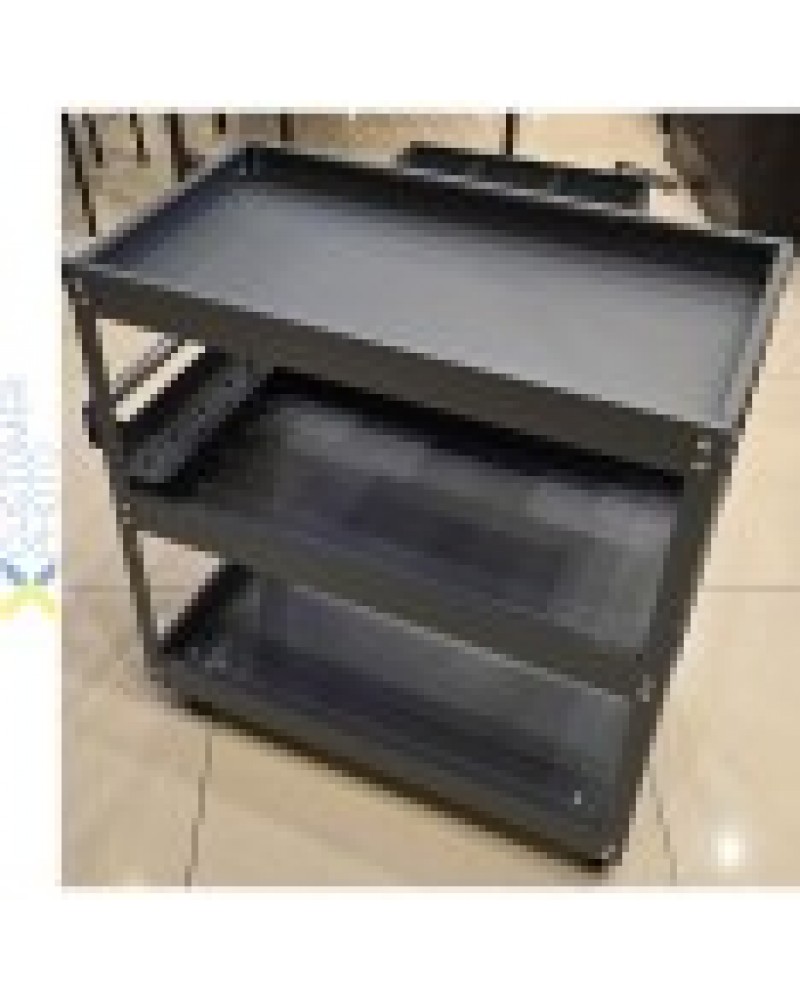 3 Tier Trolley Cart 750x355x730mm Steel |  TC3 3 Tier Trolley Cart 750x355x730mm Steel |  TC3