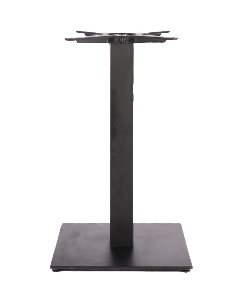 Black Cast Iron Table Base Square 500x500x720mm | TurcoBazaar A037C