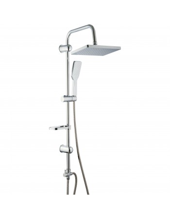 Shower Column with Hand Attachment and Soap Dish Chrome | TurcoBazaar 039 Shower Column with Hand Attachment and Soap Dish Chrome | TurcoBazaar 039