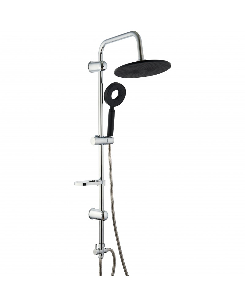Shower Column with Hand Attachment and Soap Dish Chrome | TurcoBazaar 053