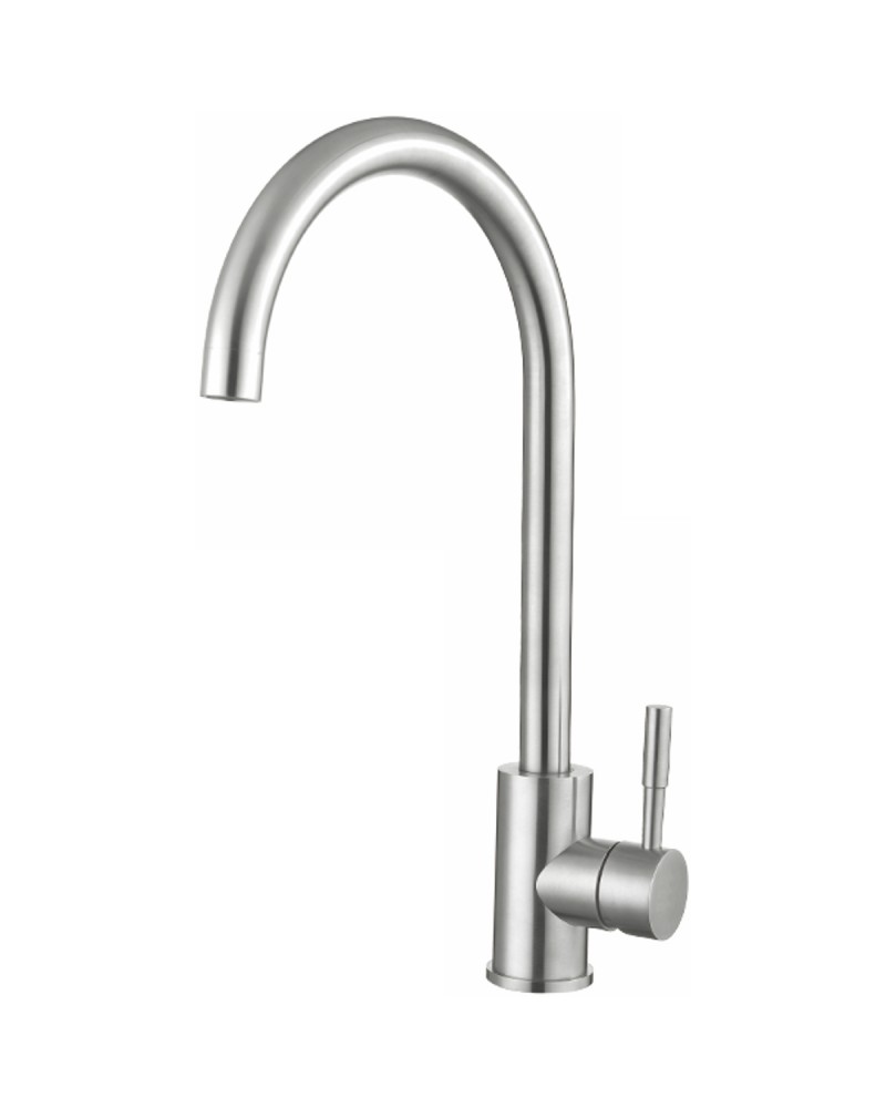 Kitchen Sink Mixer Tap Single lever Stainless steel | TurcoBazaar 3047003