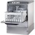Commercial Glasswasher 350mm basket 120 second cycle Drain pump Detergent pump Rinse aid pump | TurcoBazaar JM973500BTDDPS - MADE IN ITALY