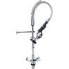 Single Hole Deck Mount Dual Temperature High-Pressure Pre-Rinse Faucet Chrome Plated Brass | TurcoBazaar 6802A