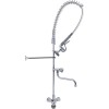 Standard Pre Rinser with Compression Cartridge and Rotary Handle & 12" Swing Nozzle Chrome Plated Brass | TurcoBazaar 6902A12