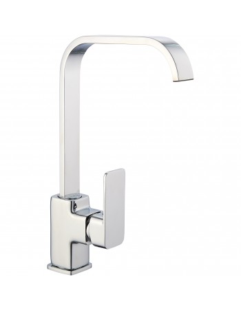 Kitchen Mixer Tap with Stainless Steel Spout Single Lever Chrome | TurcoBazaar 70248001