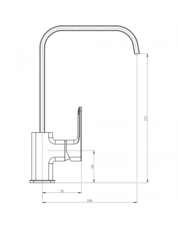 Kitchen Mixer Tap with Stainless Steel Spout Single Lever Chrome | TurcoBazaar 70248001 Kitchen Mixer Tap with Stainless Steel Spout Single Lever Chrome | TurcoBazaar 70248001