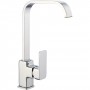 Kitchen Mixer Tap with Stainless Steel Spout Single Lever Chrome | TurcoBazaar 70248001