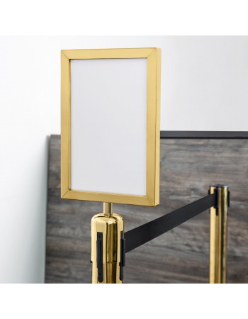 A4 Gold Sign Holder 210×297 mm | TurcoBazaar A009G