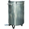Professional Waste bin Stainless steel Wheels Pedal 80 litres | TurcoBazaar VAD5904