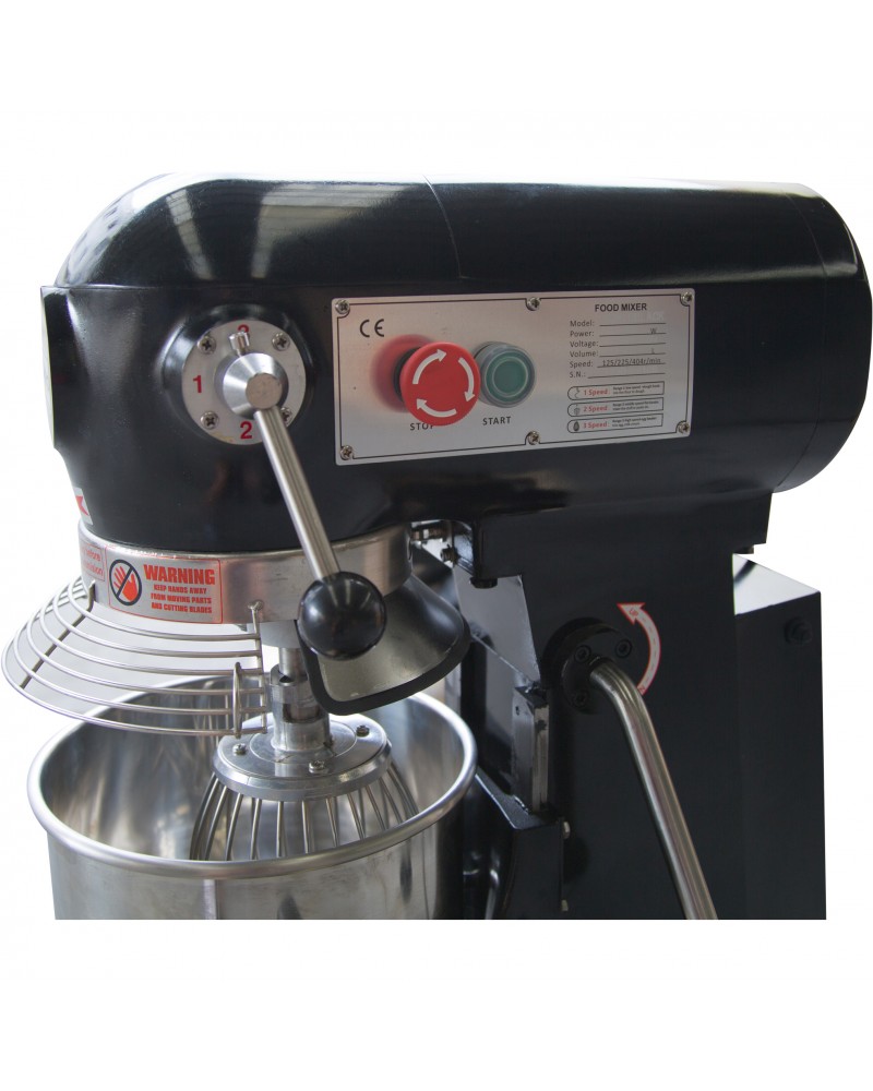 Professional Planetary mixer 10 litres 2 speeds Black | TurcoBazaar ADM10BLACK