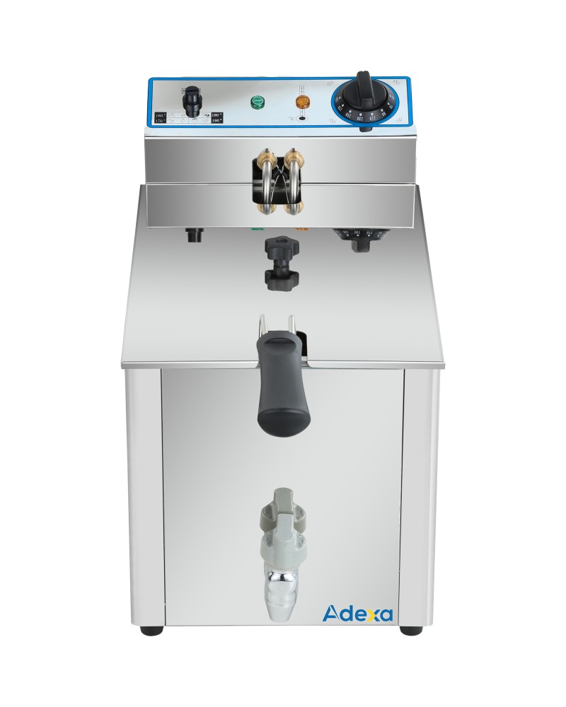 Commercial Electric Deep Fryer Countertop Single Tank 8 Litres 265x450x360mm | TurcoBazaar AFR002