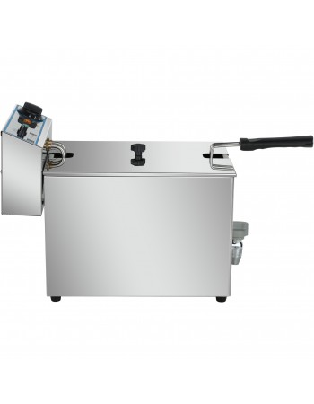 Commercial Electric Deep Fryer Countertop Single Tank 8 Litres 265x450x360mm | TurcoBazaar AFR002
