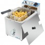 Commercial Electric Deep Fryer Countertop Single Tank 8 Litres 265x450x360mm | TurcoBazaar AFR002