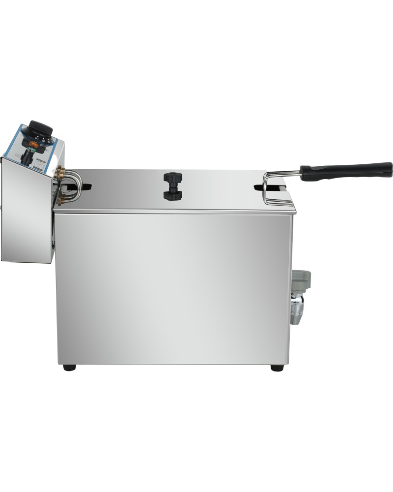 Commercial Electric Deep Fryer Countertop Single Tank 10 Litres 265x490x360mm | TurcoBazaar AFR006 Commercial Electric Deep Fryer Countertop Single Tank 10 Litres 265x490x360mm | TurcoBazaar AFR006