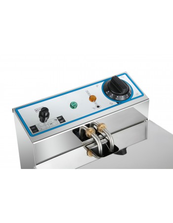Commercial Electric Deep Fryer Countertop Single Tank 10 Litres 265x490x360mm | TurcoBazaar AFR006 Commercial Electric Deep Fryer Countertop Single Tank 10 Litres 265x490x360mm | TurcoBazaar AFR006