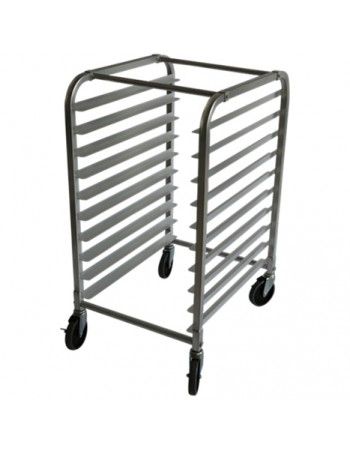 Rack/Tray/Pan Trolley Aluminium for 660x460x980mm sheet pan 10 tier | TurcoBazaar ALRK10